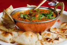 cooked chicken karahi with mint