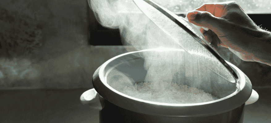 Cooking white rice