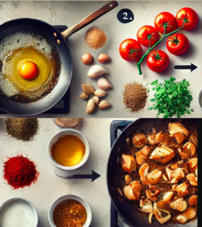 chicken baryani preparation step 1
