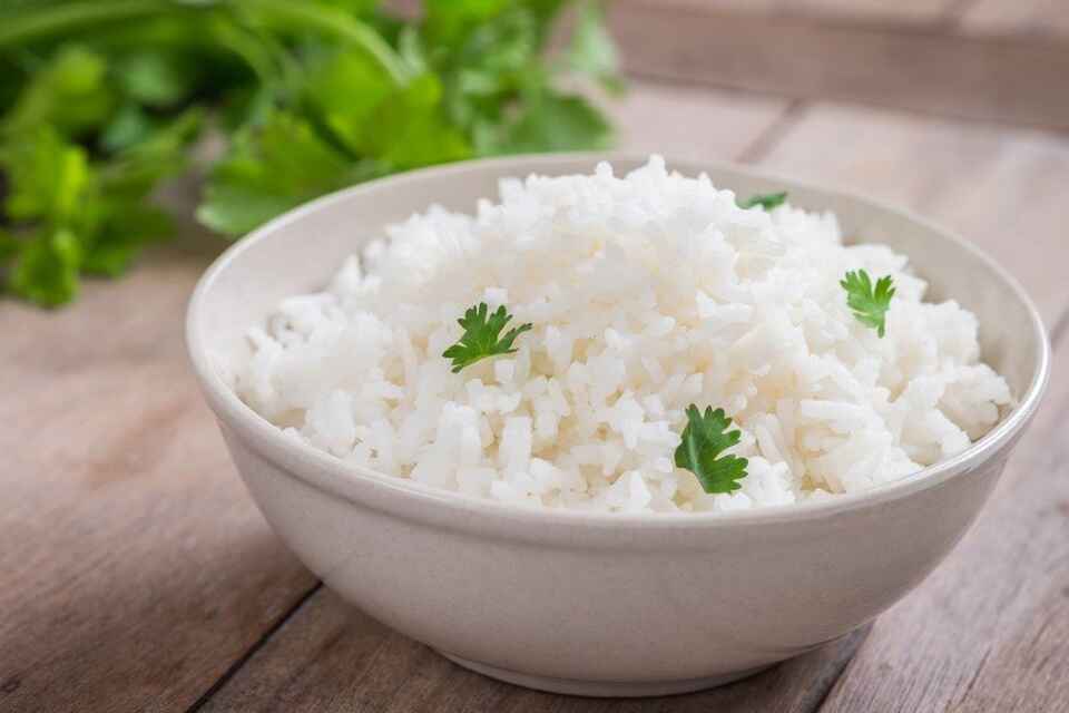 White rice, ment