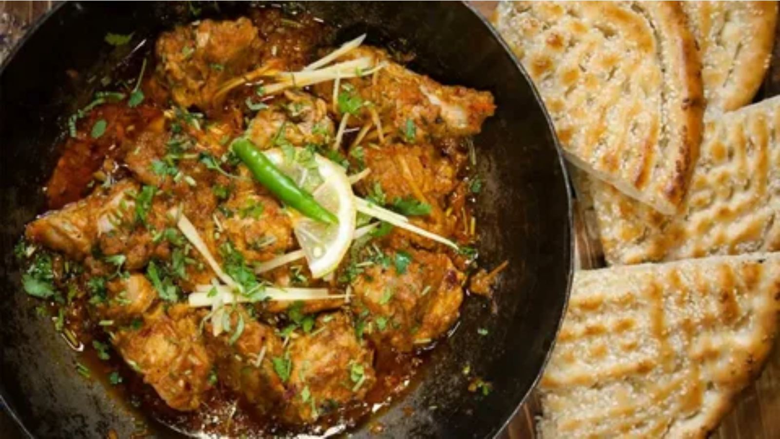 result of delicious chicken karahi